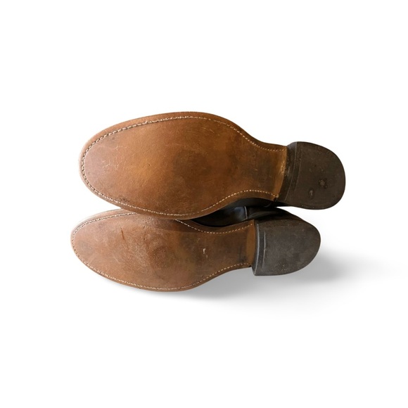 Laredo Men's Charcoal Leather Western Boots - Picture 4 of 5